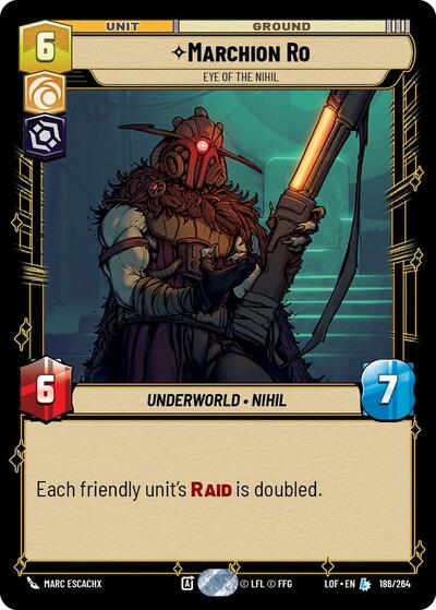 Marchion Ro Eye of the Nihil (Legends of the Force) Near Mint