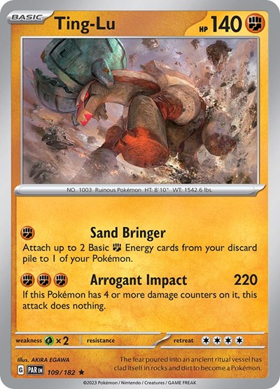 Ting-Lu (Scarlet and Violet: Paradox Rift) Near Mint Holofoil