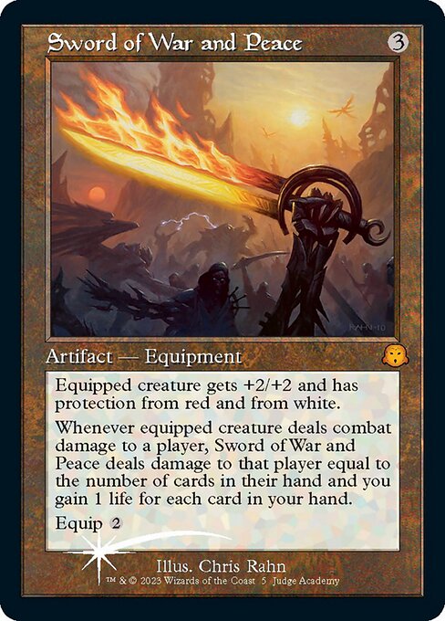 Sword of War and Peace (Promos: Judge) Near Mint Foil
