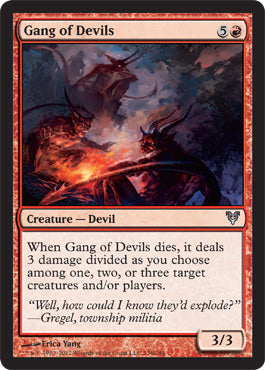 Gang of Devils (Avacyn Restored) Light Play