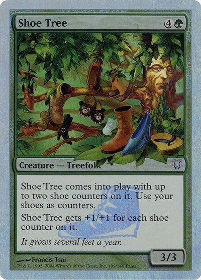 Shoe Tree (Alternate Foil) (Unhinged) Light Play Foil