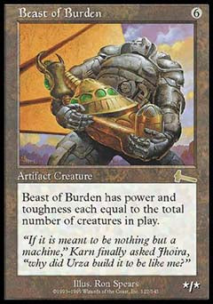 Beast of Burden (Urza's Legacy) Damaged / Poor Foil