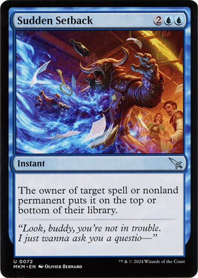 Sudden Setback (b) (Murders at Karlov Manor) Near Mint Foil