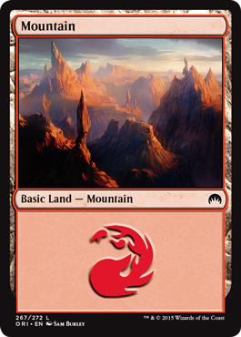 Mountain (267) (Magic Origins) Medium Play