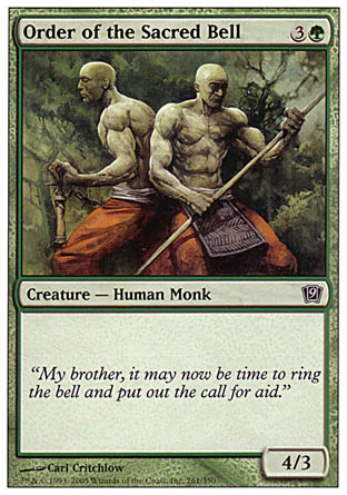 Order of the Sacred Bell (9th Edition) Heavy Play