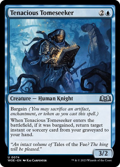 Tenacious Tomeseeker (Wilds of Eldraine) Near Mint Foil
