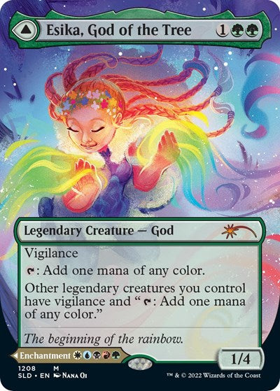 Esika, God of the Tree (Display Commander) - Thick Stock (Secret Lair) Near Mint