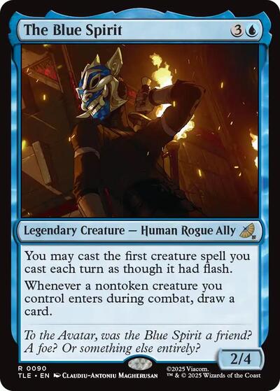 The Blue Spirit (Avatar: The Last Airbender: Eternal-Legal) Light Play Foil