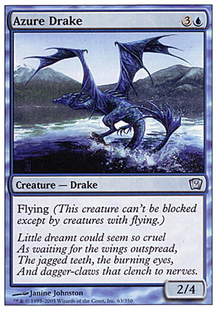 Azure Drake (9th Edition) Light Play
