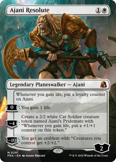 Ajani Resolute  Borderless|1|0|0.00