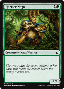 Harrier Naga (Hour of Devastation) Light Play Foil