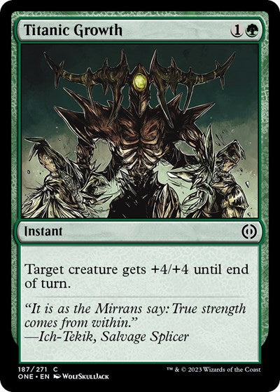 Titanic Growth (Phyrexia: All Will Be One) Near Mint