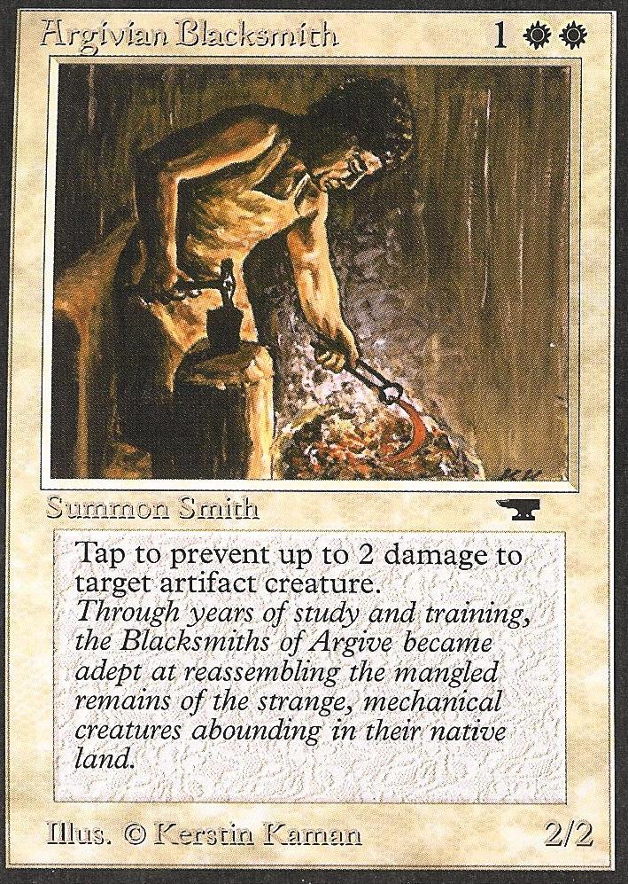 Argivian Blacksmith (Antiquities) Medium Play