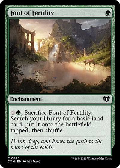 Font of Fertility (Commander Masters) Near Mint