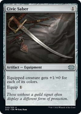 Civic Saber (Double Masters 2022) Near Mint