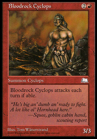 Bloodrock Cyclops (Weatherlight) Heavy Play