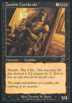 Zombie Cutthroat (Scourge) Medium Play Foil