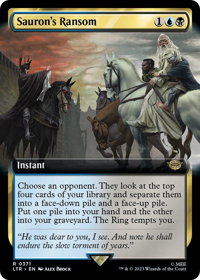 Sauron's Ransom (Extended Art) (Universes Beyond: The Lord of the Rings: Tales of Middle-earth) Light Play