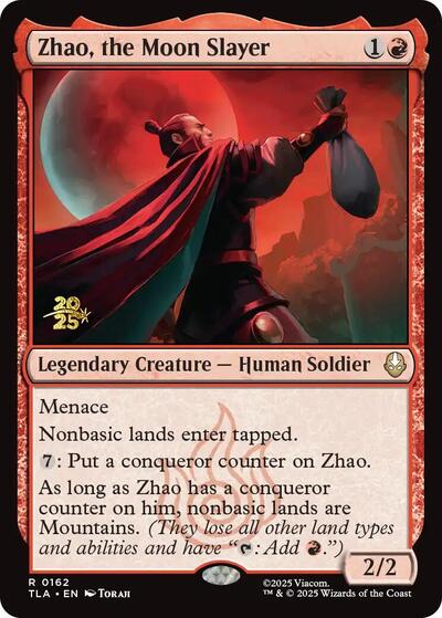 Zhao, the Moon Slayer (Promos: Prerelease Cards) Light Play Foil