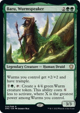 Baru, Wurmspeaker (Commander: Dominaria United) Near Mint Foil