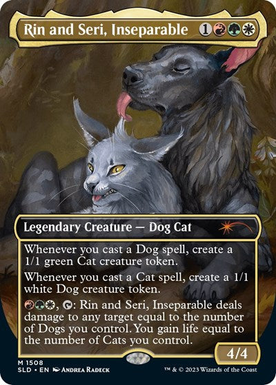 Rin and Seri, Inseparable (1508) (Secret Lair) Light Play Foil