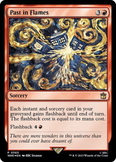 Past in Flames (Launch Party & Release Event Promos) Medium Play Foil