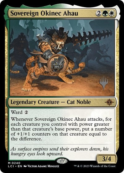 Sovereign Okinec Ahau (Promo Pack: The Lost Caverns of Ixalan) Near Mint Foil