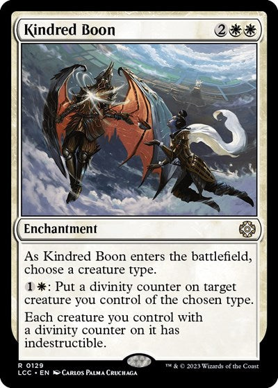 Kindred Boon (Commander: The Lost Caverns of Ixalan) Light Play