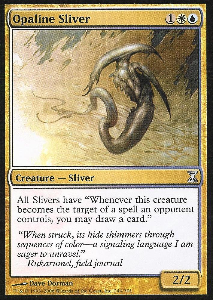 Opaline Sliver (Time Spiral) Near Mint Foil