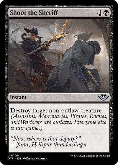 Shoot the Sheriff (Outlaws of Thunder Junction) Near Mint Foil