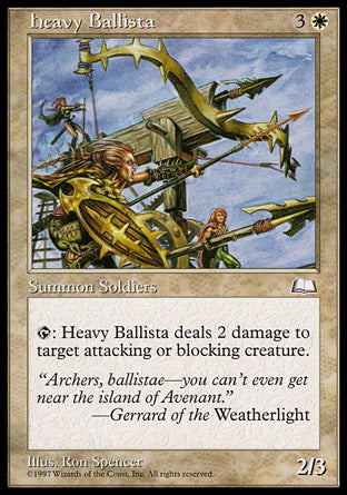 Heavy Ballista (Weatherlight) Medium Play