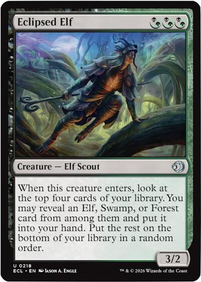 Eclipsed Elf (Lorwyn Eclipsed) Near Mint Foil