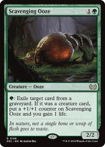 Scavenging Ooze (Commander: Duskmourn: House of Horror) Light Play