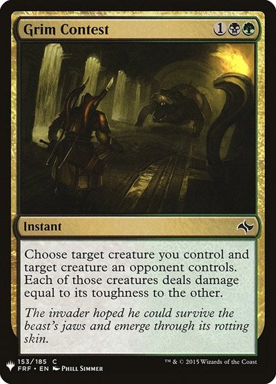 Grim Contest (Mystery Booster) Near Mint