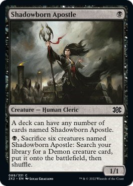Shadowborn Apostle (Double Masters 2022) Medium Play Foil