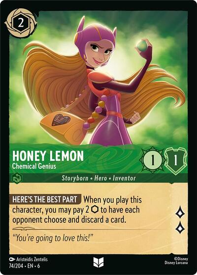 Honey Lemon - Chemical Genius (Azurite Sea) Near Mint