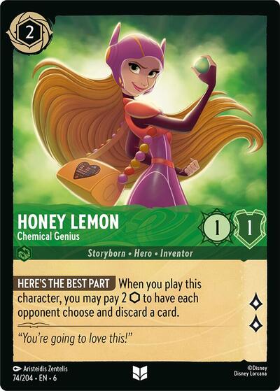 Honey Lemon - Chemical Genius (Azurite Sea) Near Mint Cold Foil