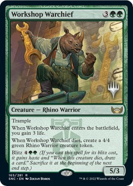 Workshop Warchief (Promo Pack: Streets of New Capenna) Near Mint Foil German