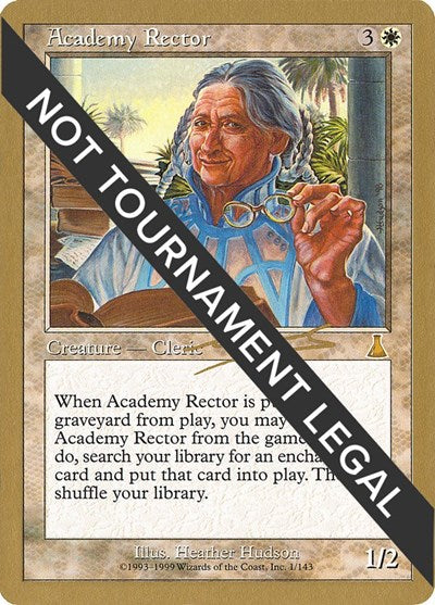 Academy Rector - 2000 Nicolas Labarre (UDS) (World Championship Decks) Medium Play