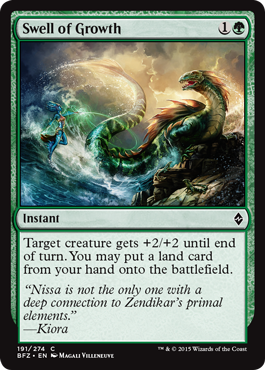 Swell of Growth (Battle for Zendikar) Near Mint Foil