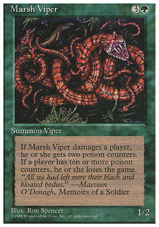 Marsh Viper (4th Edition) Heavy Play