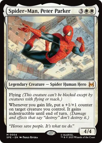 Spider-Man, Peter Parker (Marvel's Spider-Man: Eternal-Legal) Near Mint Foil