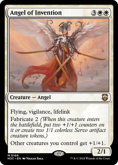 Angel of Invention (Ripple Foil) (Commander: Modern Horizons 3) Near Mint Foil