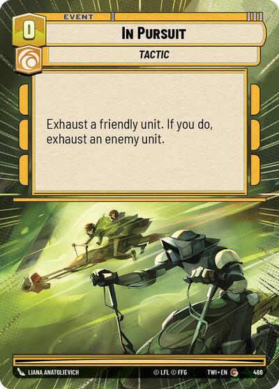 In Pursuit (Hyperspace) (Twilight of the Republic) Near Mint Foil