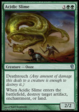 Acidic Slime (Duel Decks: Jace vs Vraska) Medium Play