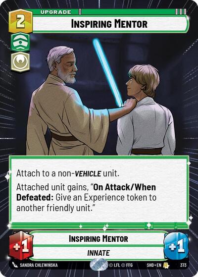 Inspiring Mentor (Hyperspace) (Shadows of the Galaxy) Near Mint Foil