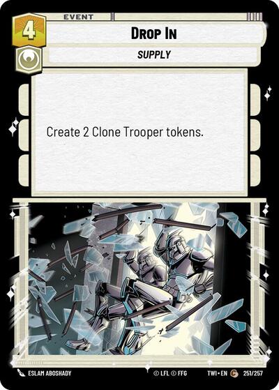 Drop In (Twilight of the Republic) Near Mint Foil