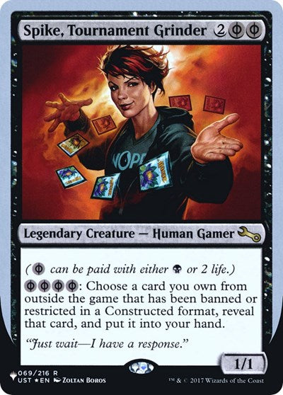 Spike, Tournament Grinder (The List) Light Play Foil