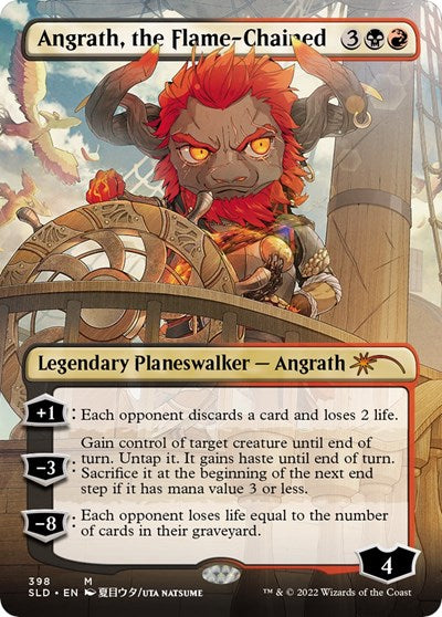Angrath, the Flame-Chained (Secret Lair) Light Play Foil