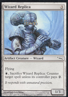 Wizard Replica (Mirrodin) Medium Play Foil